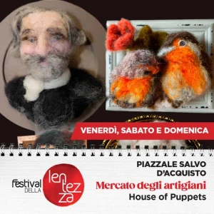 House of Puppets - Piccoli ritratti realizzati con la tecnica dell'infeltrimento ad ago. Opere ispirate a personaggi storici, alla natura e a grandi capolavori artistici.